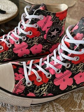 Converse Andy Warhol All Star High Top - Pink Floral